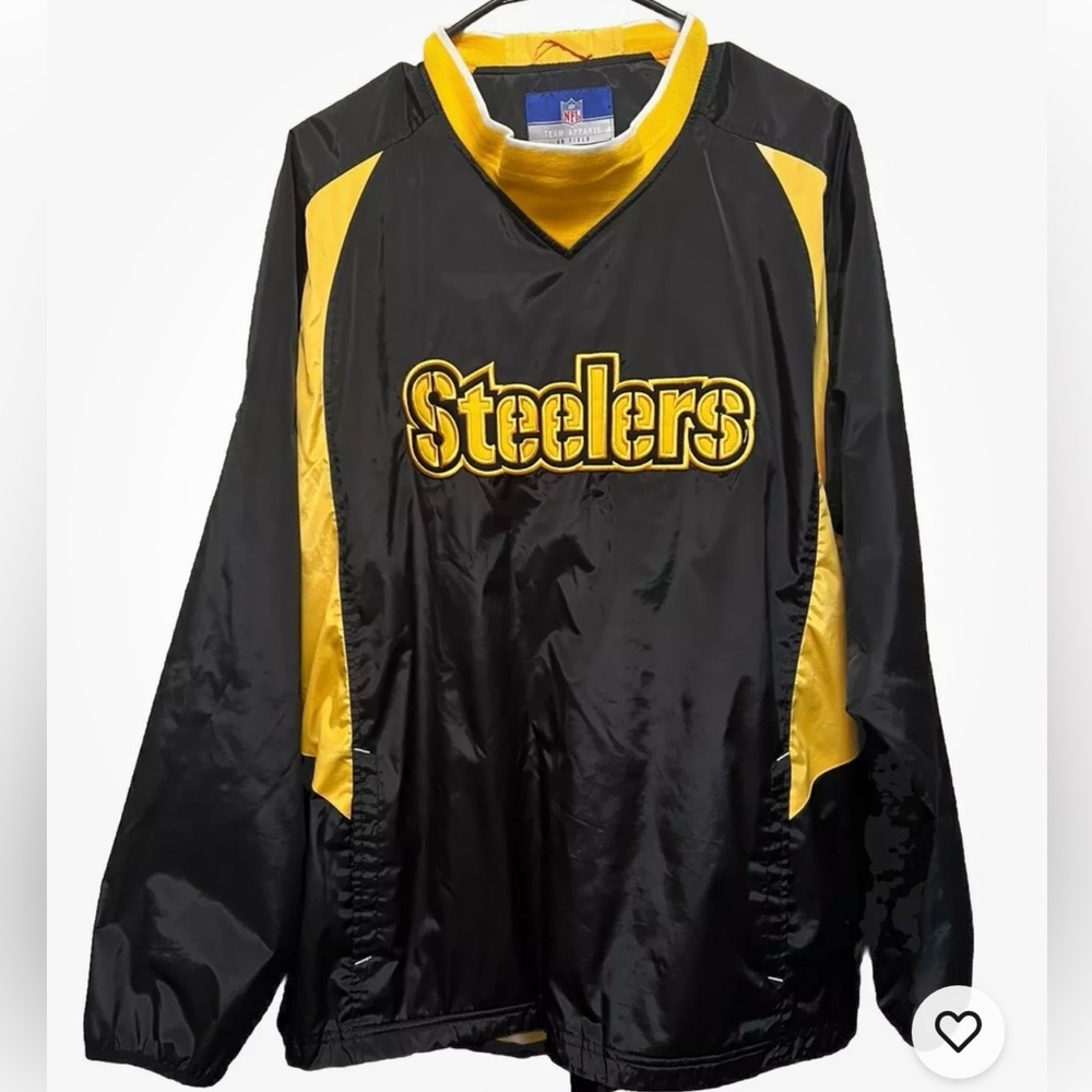 Pittsburgh Steelers AFC North Football Pullover Hoodie L TX3 Warm Team Apparel